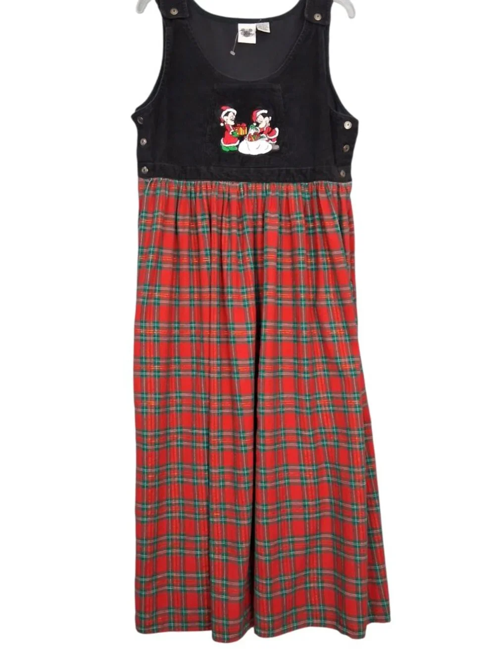 Disney | Dresses | Vtg Disney Christmas Mickey Minnie Jumper Dress Blk Corduroy Red Green Plaid | Poshmark Disney | Dresses | Vtg Disney Christmas Mickey Minnie Jumper Dress Blk Corduroy Red Green Plaid | Poshmark